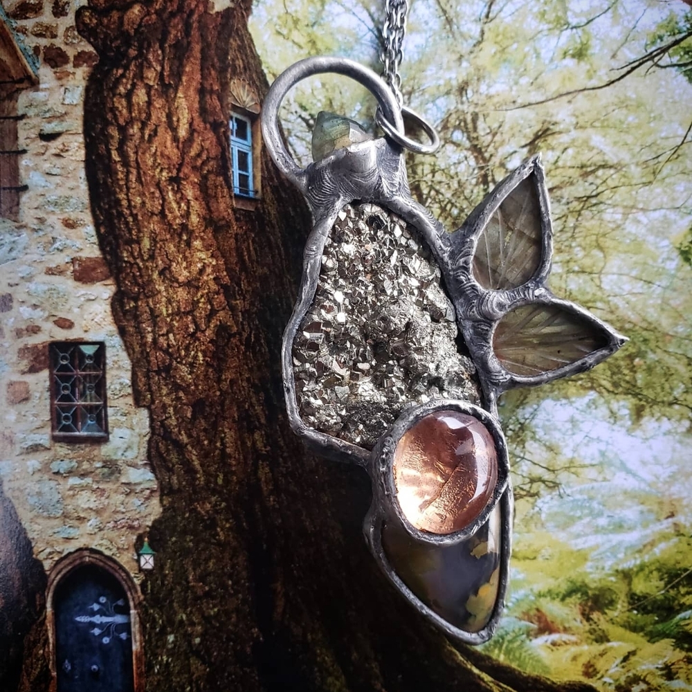 Pyrite & Citrine Faerie Talisman